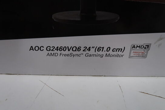 AOC G2460VQ6 24" gaming PC-skærm - sort