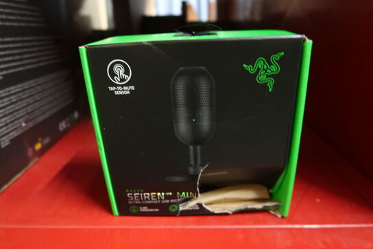 Razer seiren V3 mini gamer mikrofon - sort