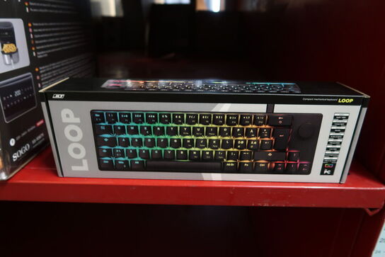 JLT Loop kompakt mekanisk RGB gaming-tastatur (sort)