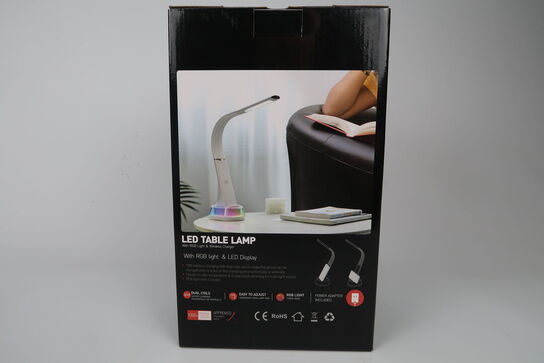 LED table lampe med trådløs lader - Classic