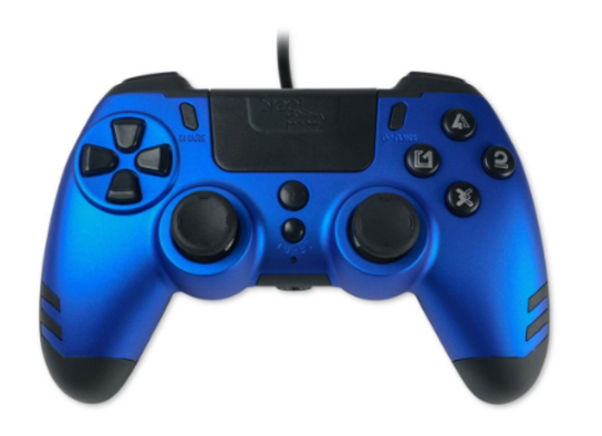 3 stk. SteelPlay PS3/PS4/USB-A controller - Blå