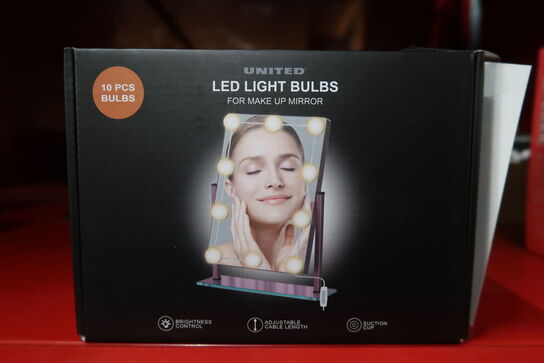 LED-lys til at lave dit eget makeup-spejl