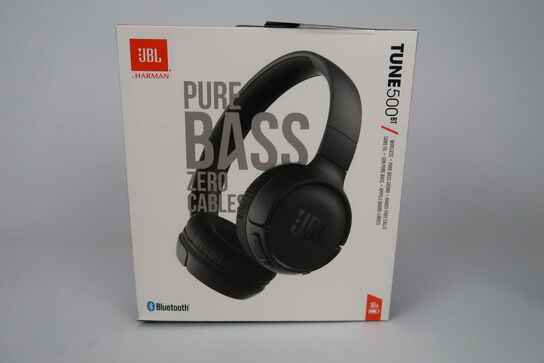 JBL TUNE 500BT Over the Ear Headphones - Black