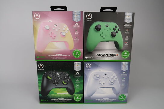 4 stk. ass. PowerA Advantage Wired Controller USB-C