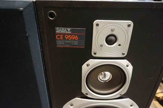 2 stk Saba CE 9596 højtalere (MOMSFRI) 