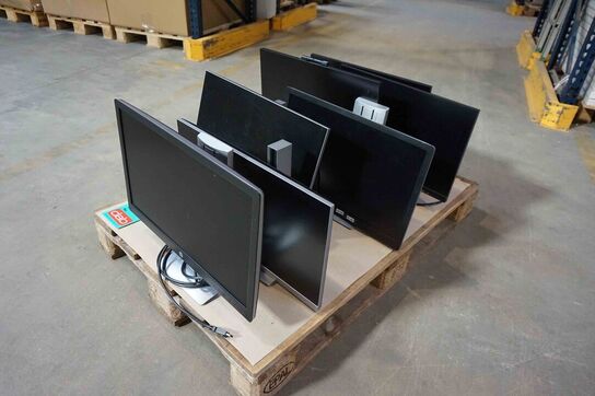7 stk ass Monitorer (MOMSFRI) 