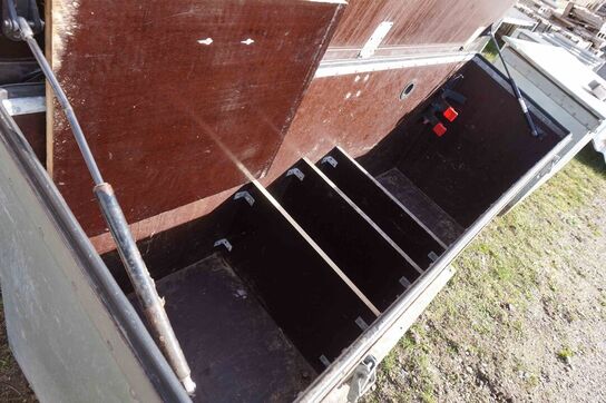 Stor værktøjskasse Galvaniseret opdelt (MOMSFRI) 