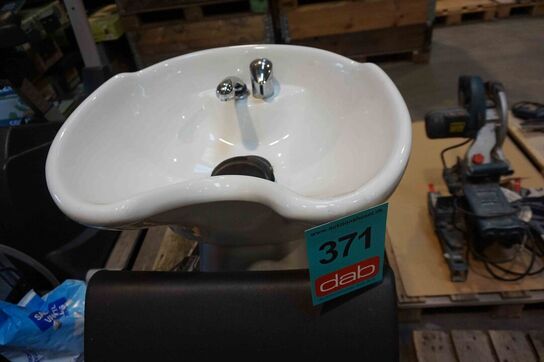 Vaskestol med porcelænsvask (MOMSFRI)