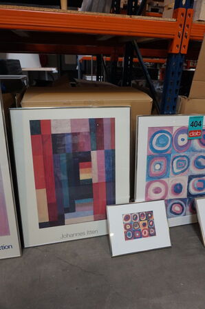 9 stk Ass billeder/indrammede plakater (MOMSFRI) 