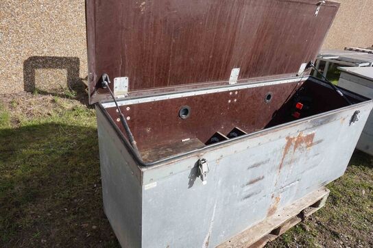 Stor værktøjskasse Galvaniseret opdelt (MOMSFRI) 