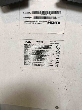 TLC 40" LED TV F40B3813 Hvid (MOMSFRI) 