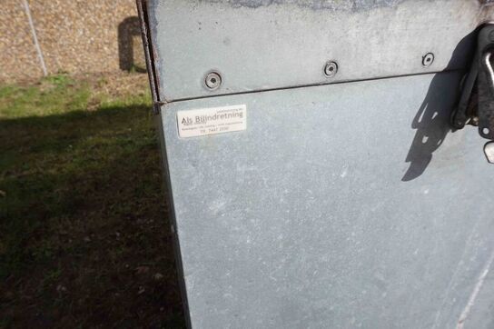 Stor værktøjskasse Galvaniseret opdelt (MOMSFRI) 