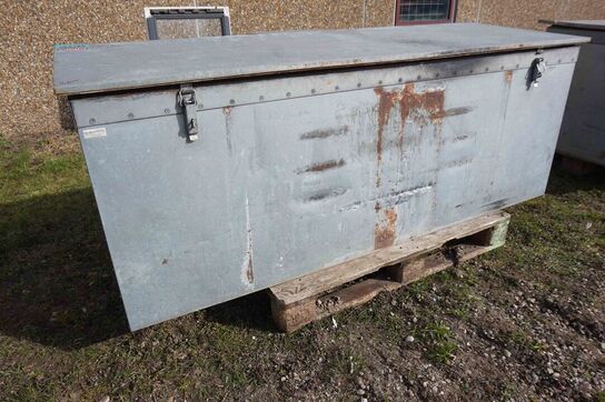 Stor værktøjskasse Galvaniseret opdelt (MOMSFRI) 