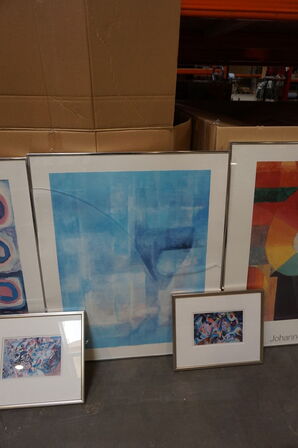 9 stk Ass billeder/indrammede plakater (MOMSFRI) 