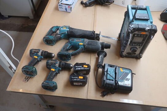 5 stk. elværktøj MAKITA