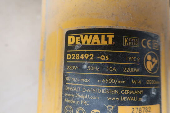 Vinkelsliber og bajonetsav DEWALT