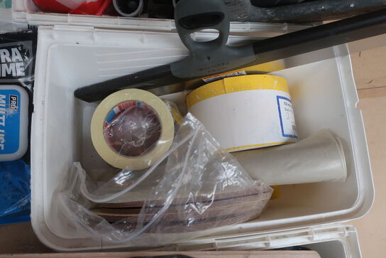 Fugepistoler, spartler,koste m.m.