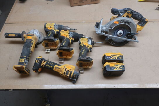 6 stk. elværktøj DEWALT