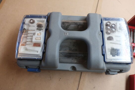 Skruer, dremel, bitz, gummiringe