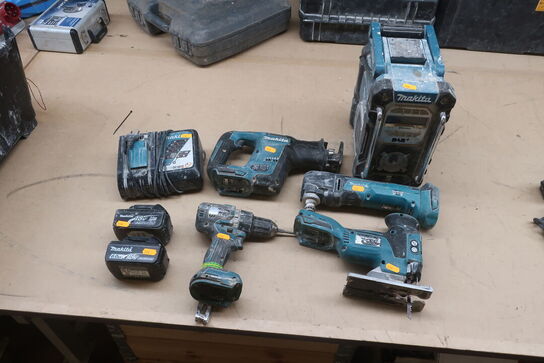 5 stk. elværktøj MAKITA