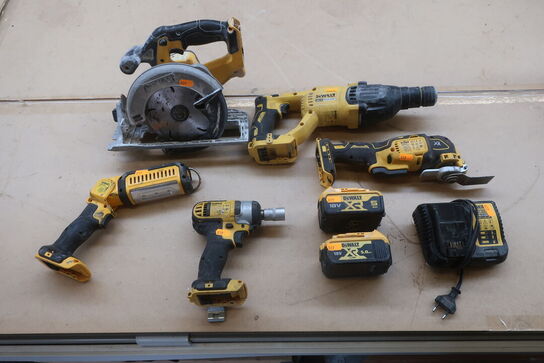 5 stk. elværktøj DEWALT