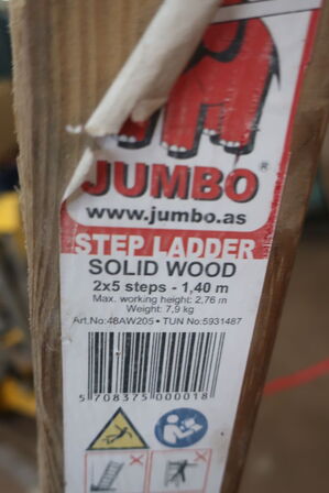 3 stk. stiger JUMBO