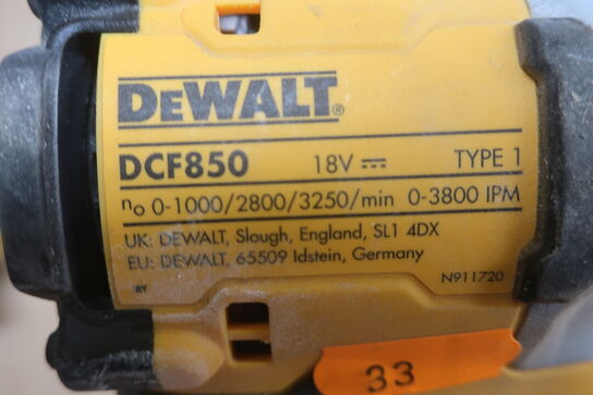 7 stk. elværktøj DEWALT