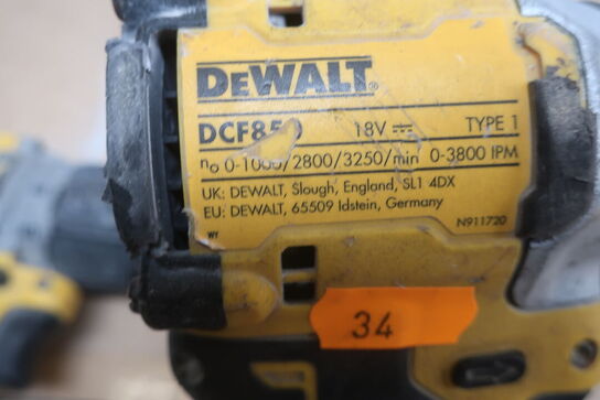 7 stk. elværktøj DEWALT