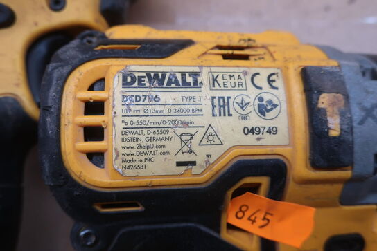 Div. defekte elværktøj DEWALT