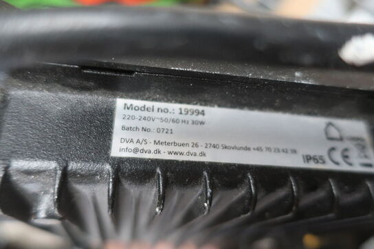 2 stk. kabeltromler og 3 stk. led lamper 