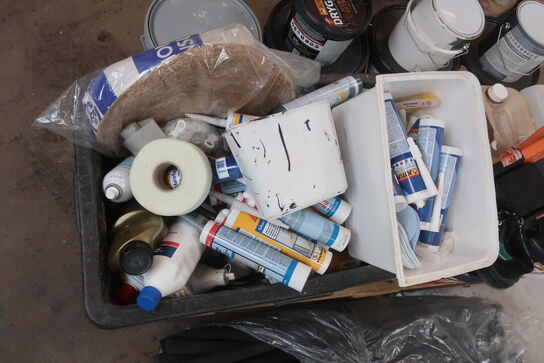 Maling, fuge, bagstop m.m.