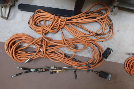 2 stk. gasbrænder og slanger