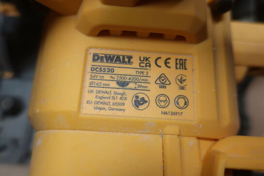 Rundsav DEWALT DCS520