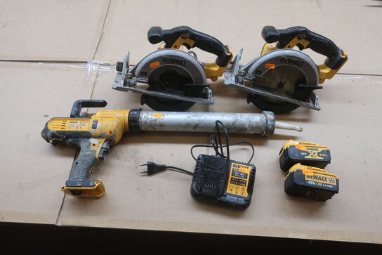 3 stk. elværktøj DEWALT