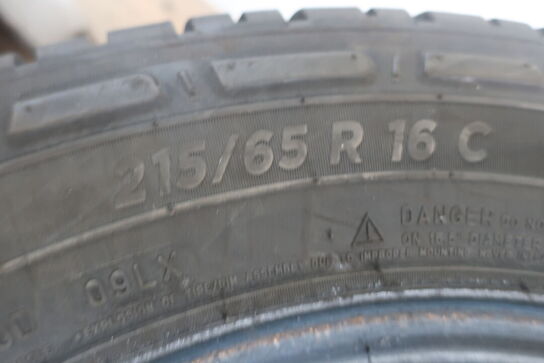 2 stk. dæk MICHELIN 215/65R 16C