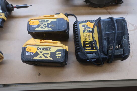5 stk. elværktøj DEWALT