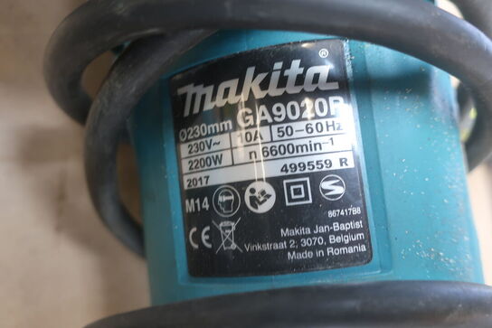 Vinkelsliber, bajonetsav BOSCH og vinklesliber RYOBI