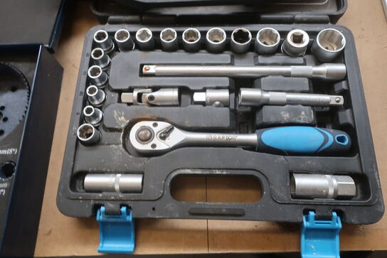 Hulborsæt, bor, topnøglesæt, fræserbor