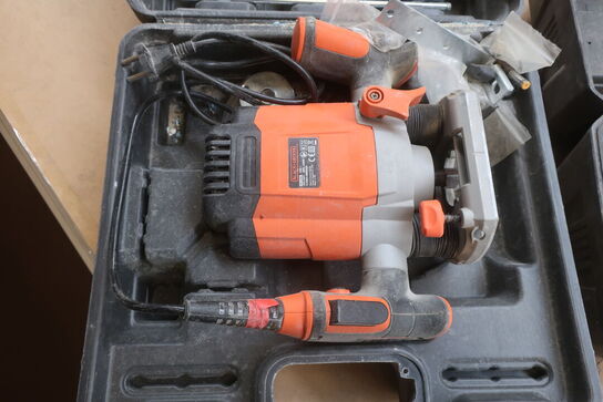 Overfræser og elhøvl BLACK + DECKER og FALKE