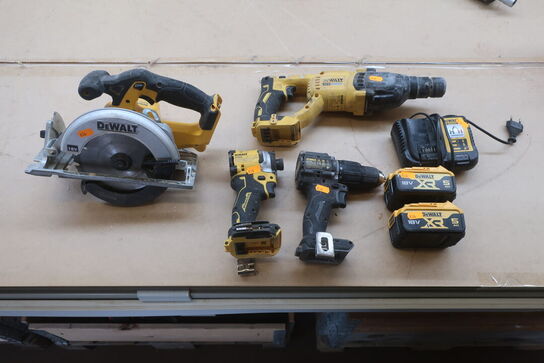 4 stk. elværktøj DEWALT
