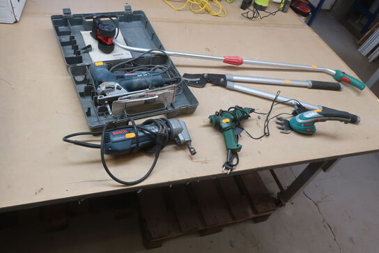 Stiksav, nibbler BOSCH og haveredskaber