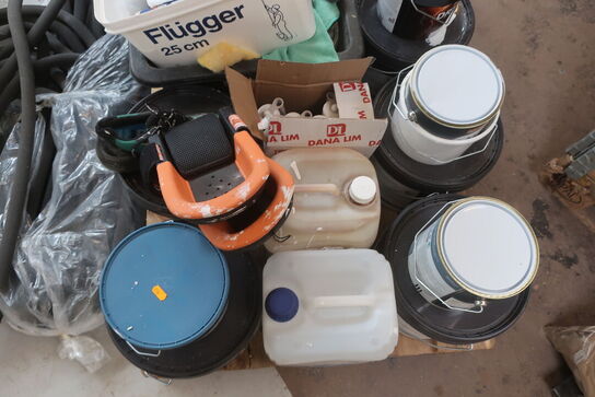 Maling, fuge, bagstop m.m.