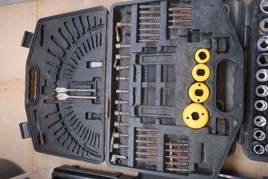 Hulborsæt, bor, topnøglesæt, fræserbor