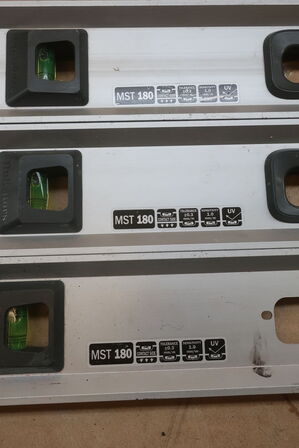 3 stk. vaterpas HULTAFORS MST 180