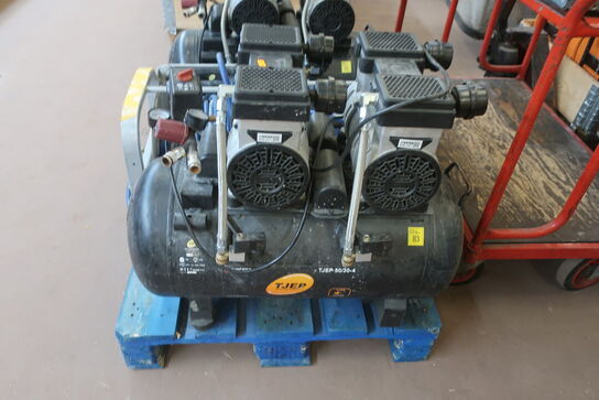 Kompressor TJEP 50/30-4 med slangeopruller