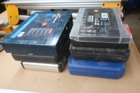 Hulborsæt, bor, topnøglesæt, fræserbor