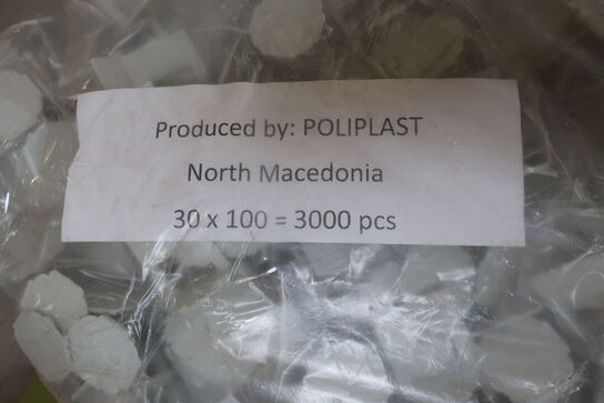 15.000 stk. nivelleringssystem til fliser 1 og 1,5 mm