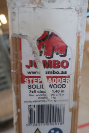 2 stk. stiger JUMBO