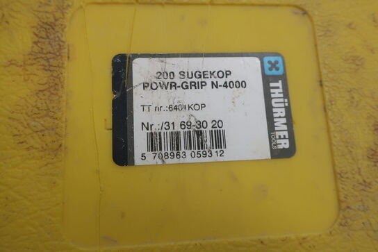 2 stk. sugekopper THÜRMER POWR-GRIP N-4000
