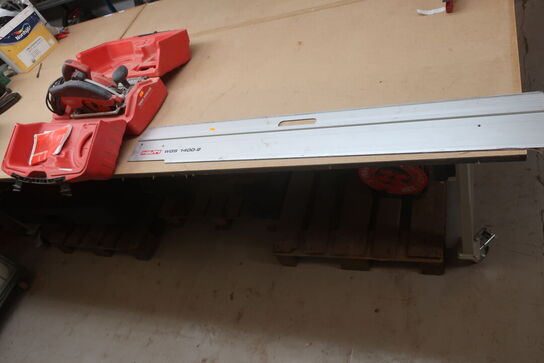 Dyksav HILTI WSC 255-KE med skinne